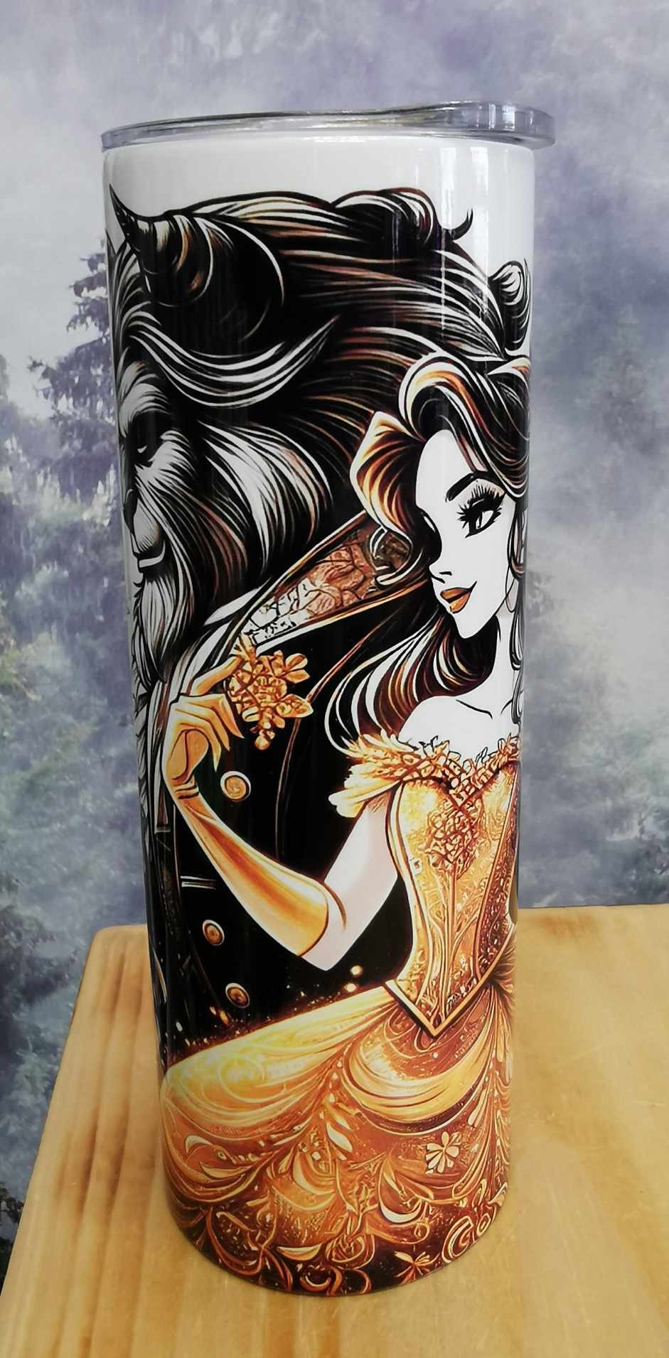 Gourde isotherme 20 Oz.- La Belle et la Bête